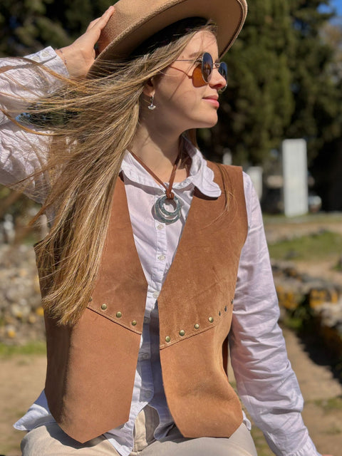 Chaleco de cuero