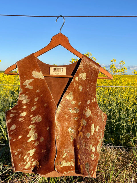 Chaleco de cuero VENUS