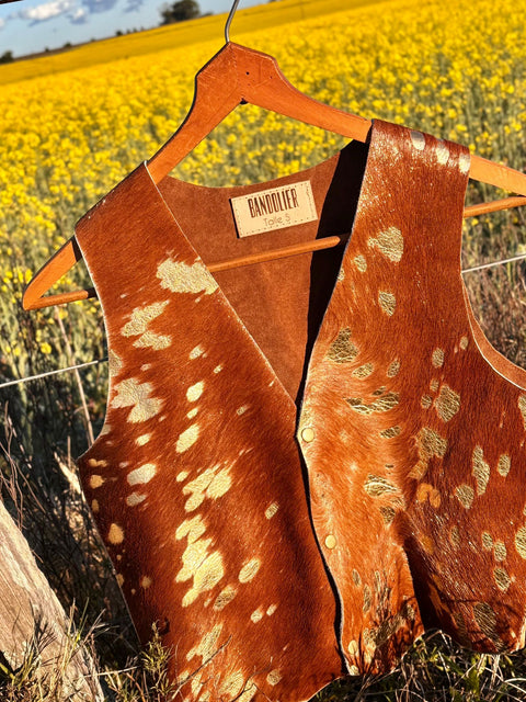 Chaleco de cuero VENUS