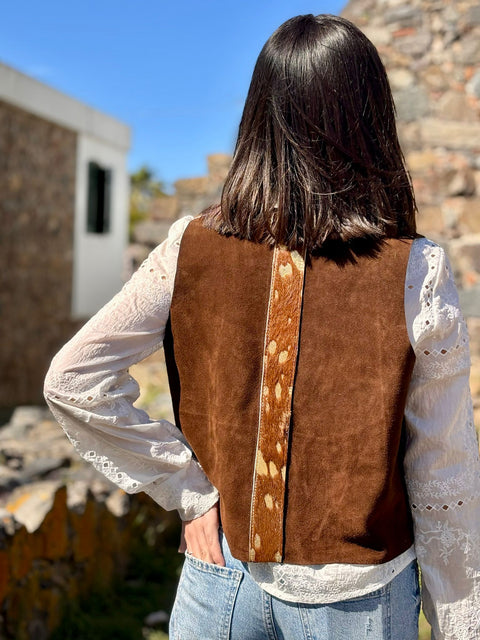 Chaleco de cuero VENUS