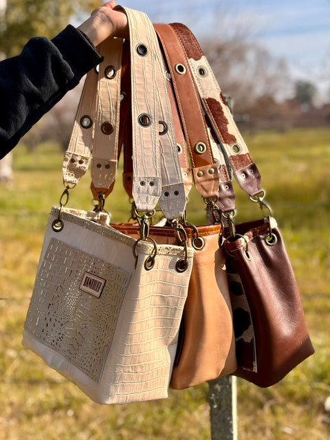 Cartera Bianca de cuero