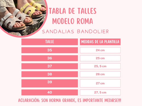Sandalia Roma