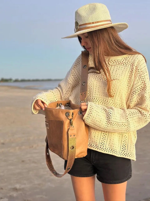 Cartera Bianca cuerina