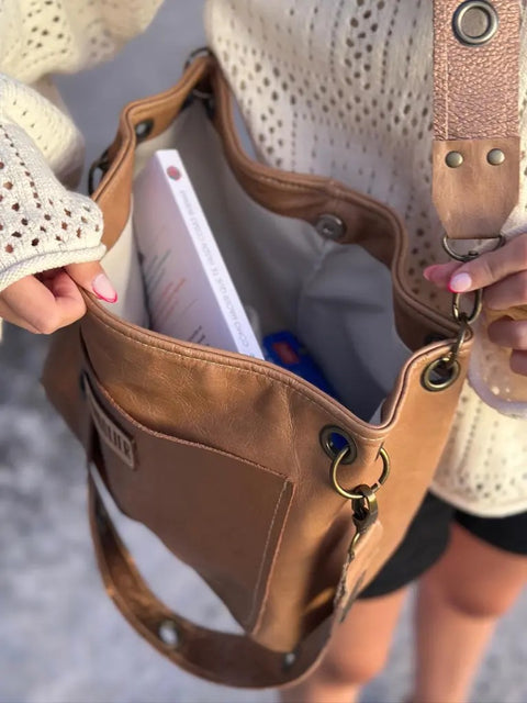 Cartera Bianca de cuero