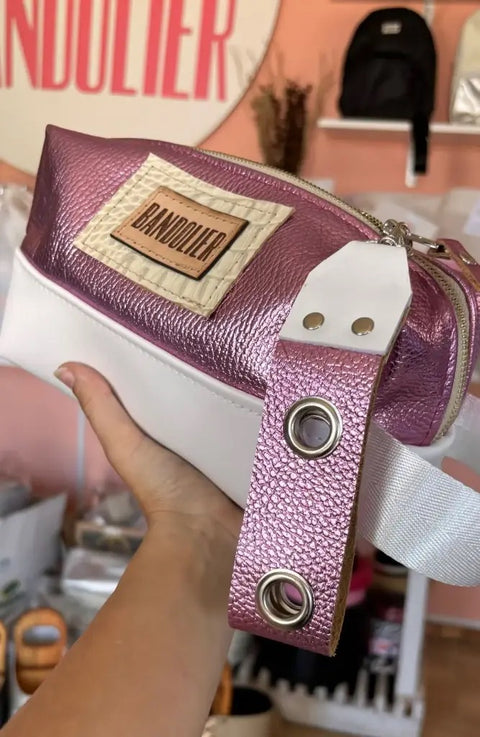 Neceser de cuerina y cuero