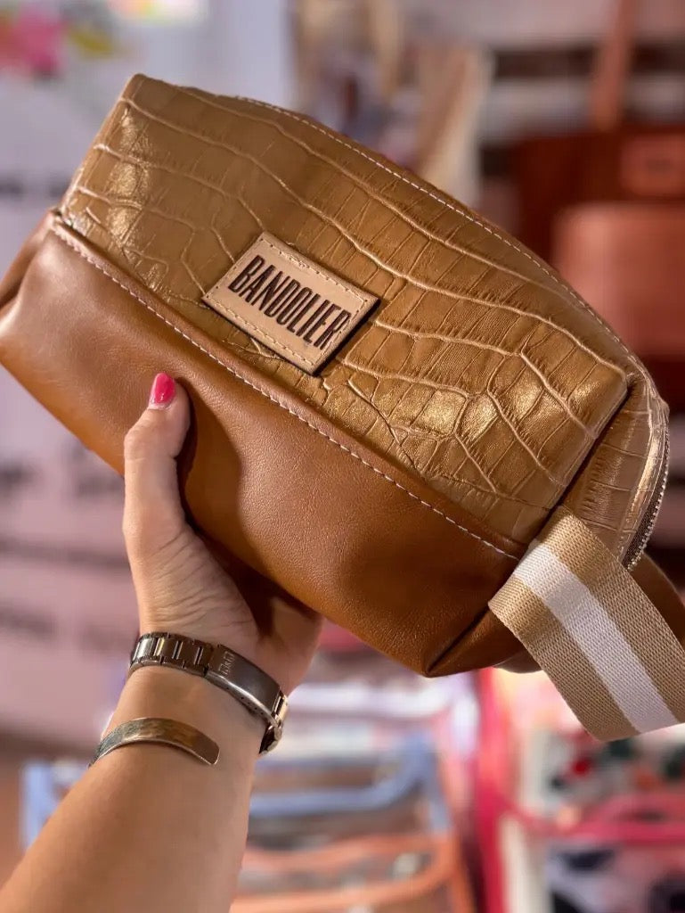 Neceser de cuerina y cuero