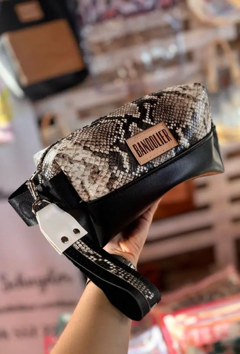 Neceser de cuerina y cuero