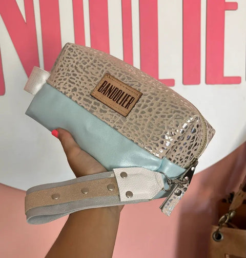 Neceser de cuerina y cuero