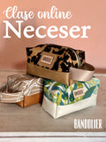 Clase online - Neceser Combinado (Tela + Cuerina)