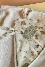 Toalla de bebé con capucha y orejitas